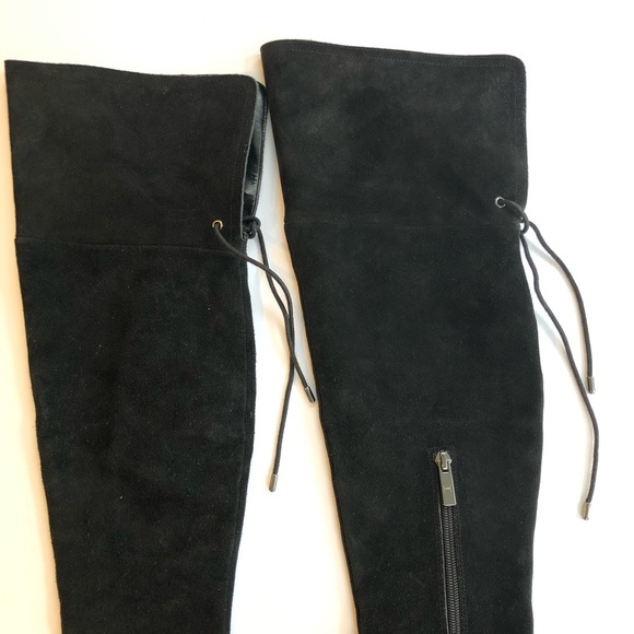 H by Halston suede tall boots sz 6 - Picture 6 of 7